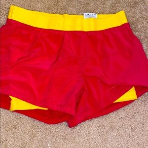 Red Nike Running shorts